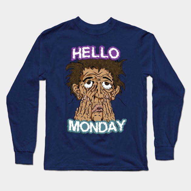 Mondays Long Sleeve T-Shirt by NPXdesign